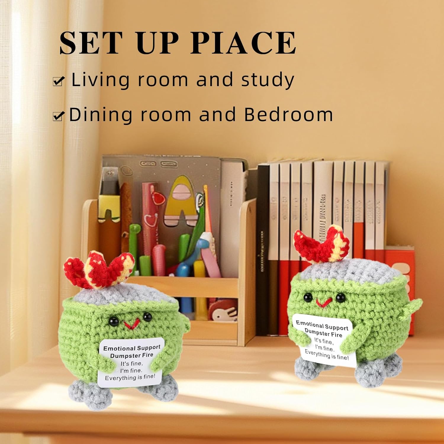 Emotional Support Crochet Dumpster