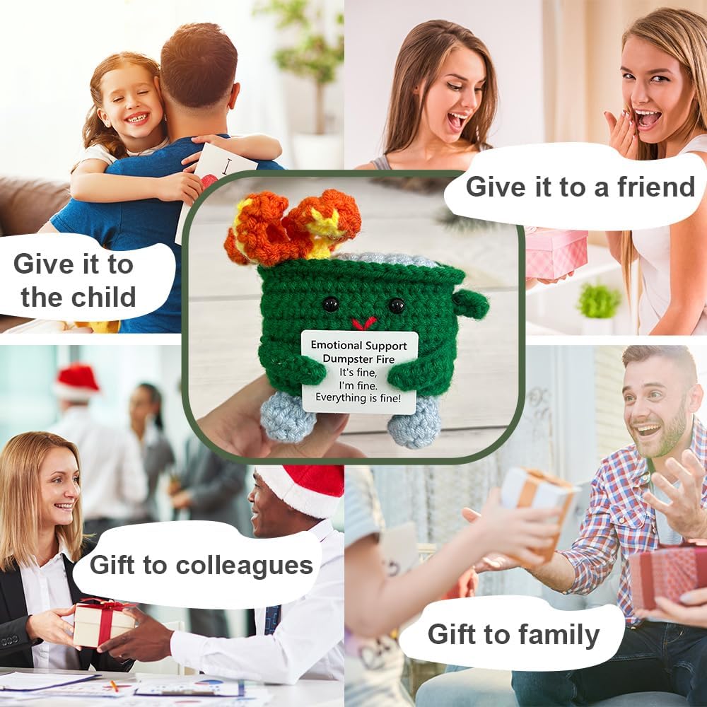 Emotional Support Crochet Dumpster