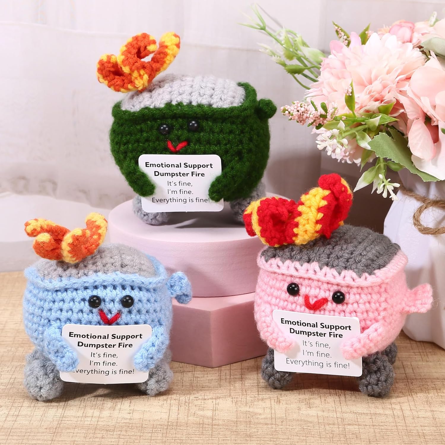 Emotional Support Crochet Dumpster