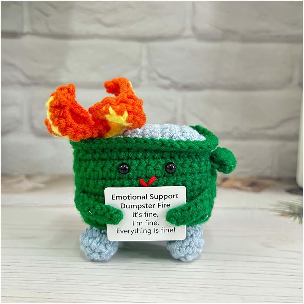 Emotional Support Crochet Dumpster
