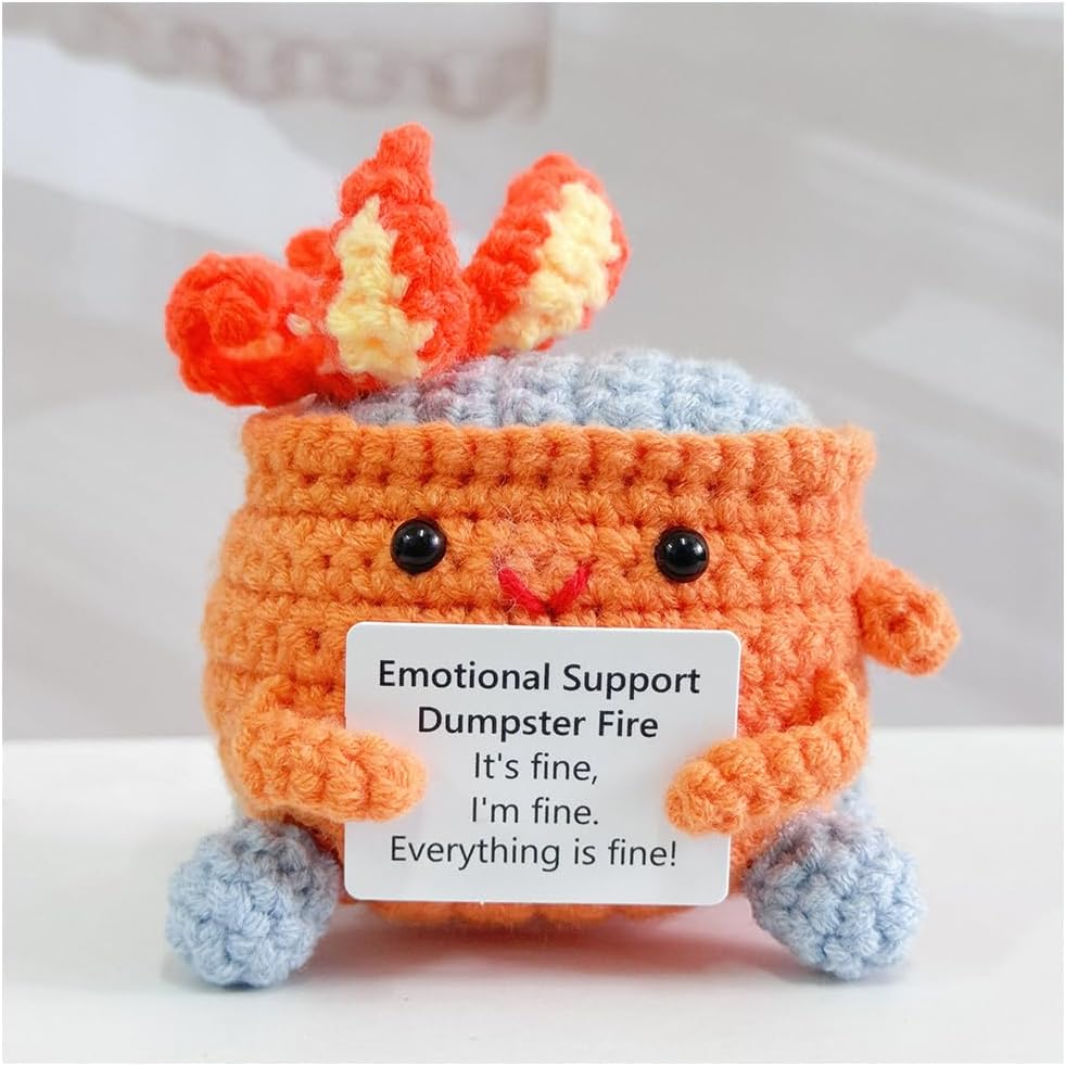 Emotional Support Crochet Dumpster