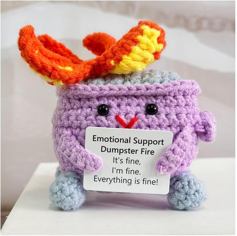 Emotional Support Crochet Dumpster