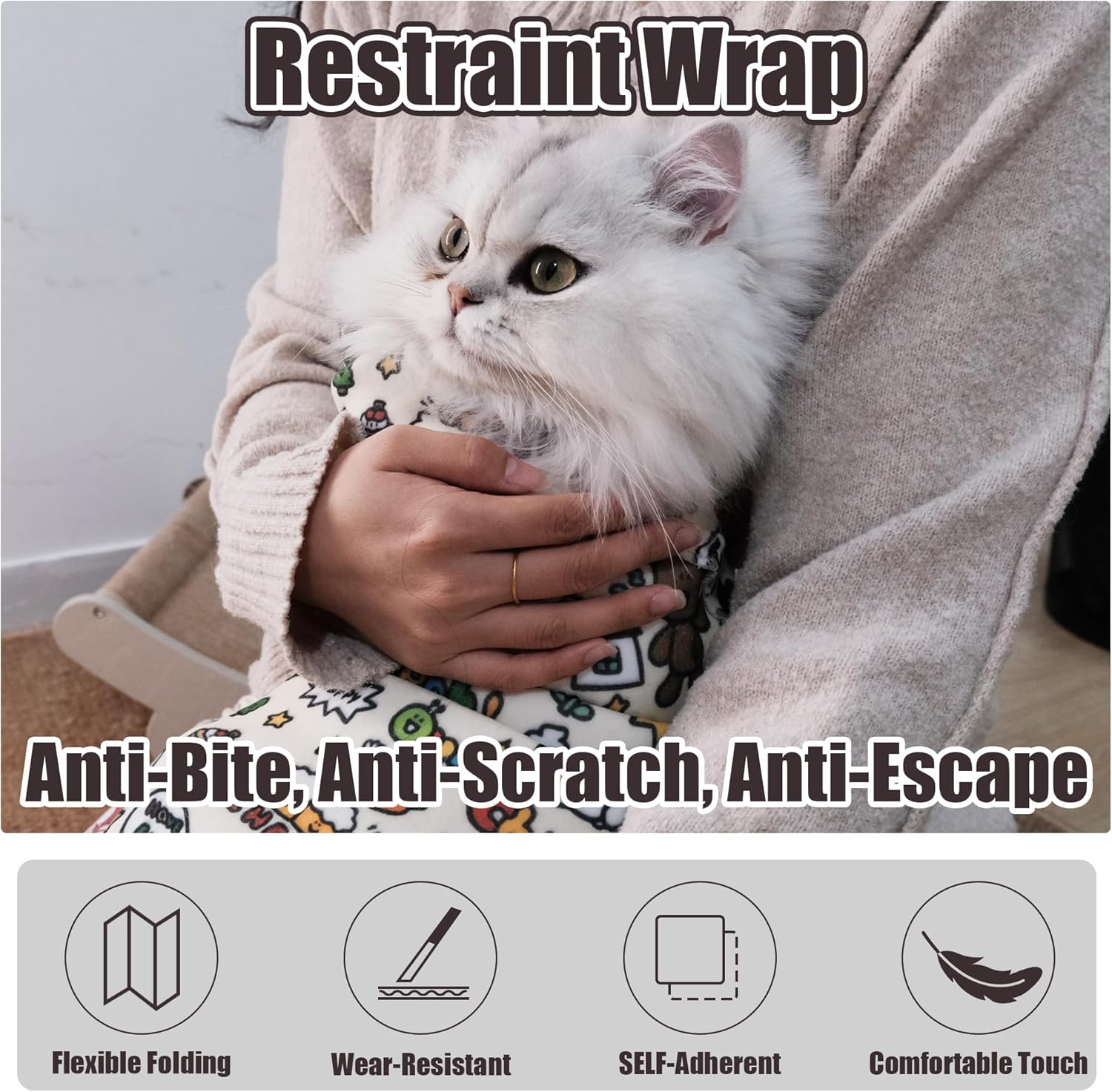 Cat Grooming Wrap