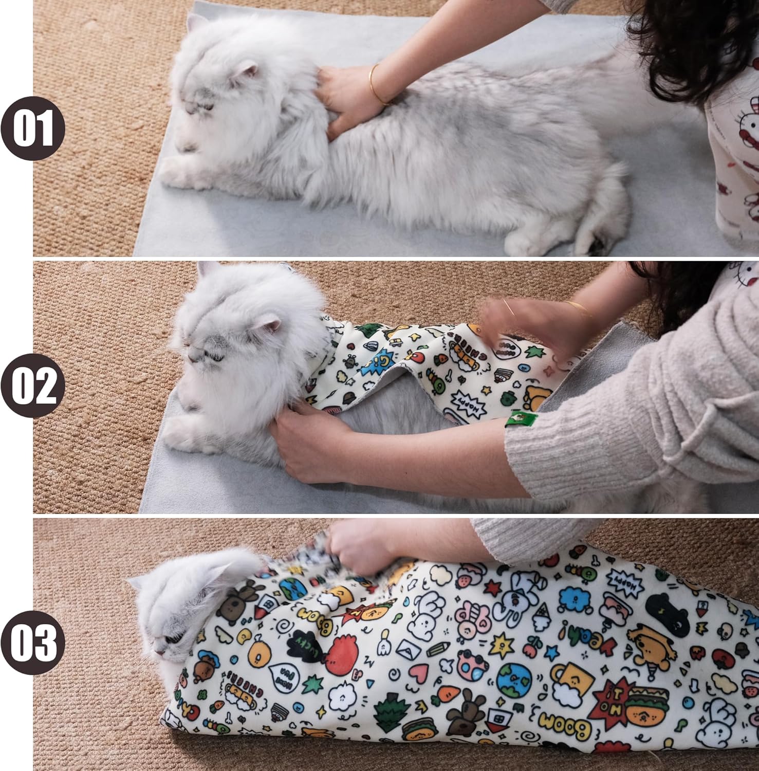 Cat Grooming Wrap