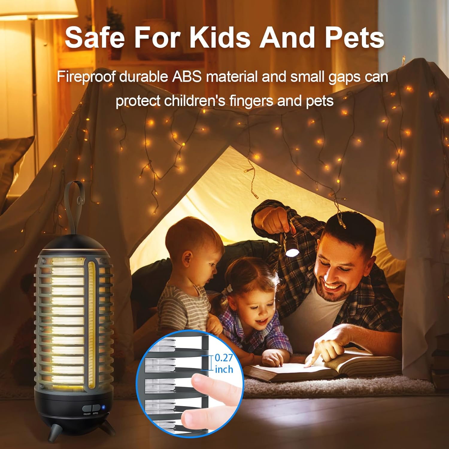 Rechargeable 2 in 1 Wireless Mosquito Killer Lamp