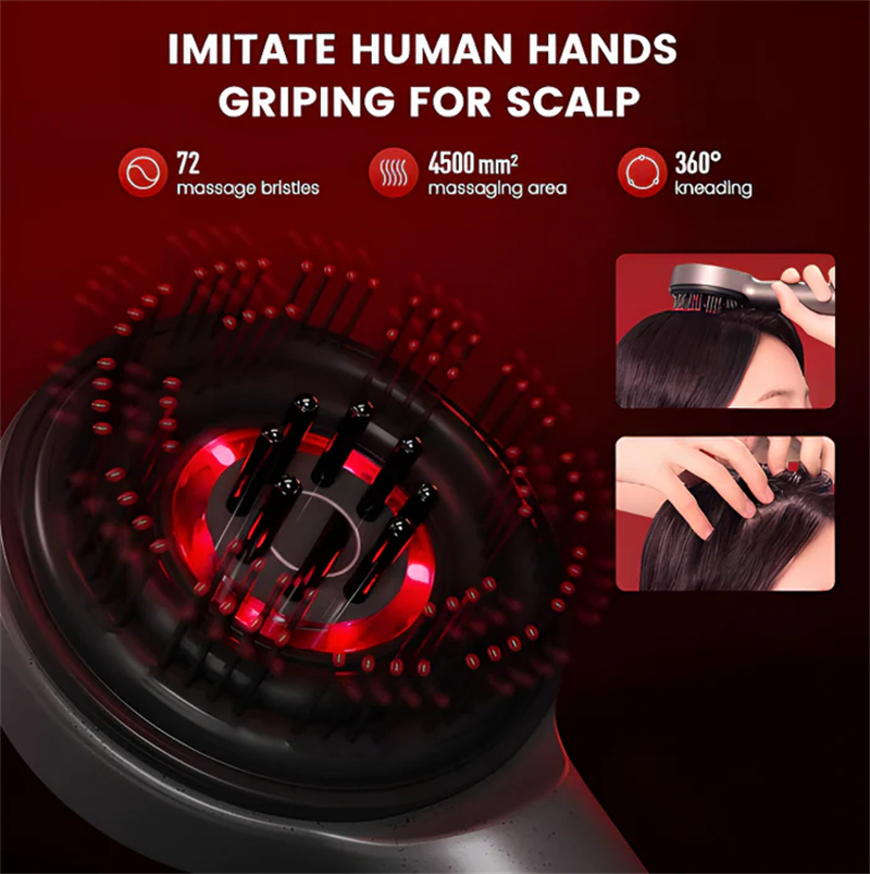 3 IN 1 RED LIGHT SCALP MASSAGER