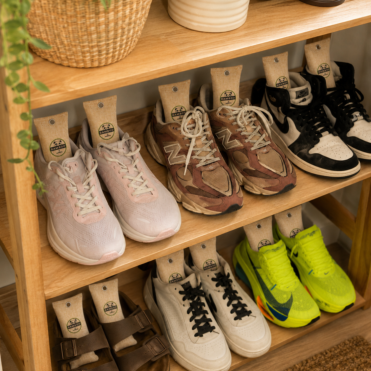 Natural Shoe Freshener Bags – Moisture-Absorbing Odor Eliminators