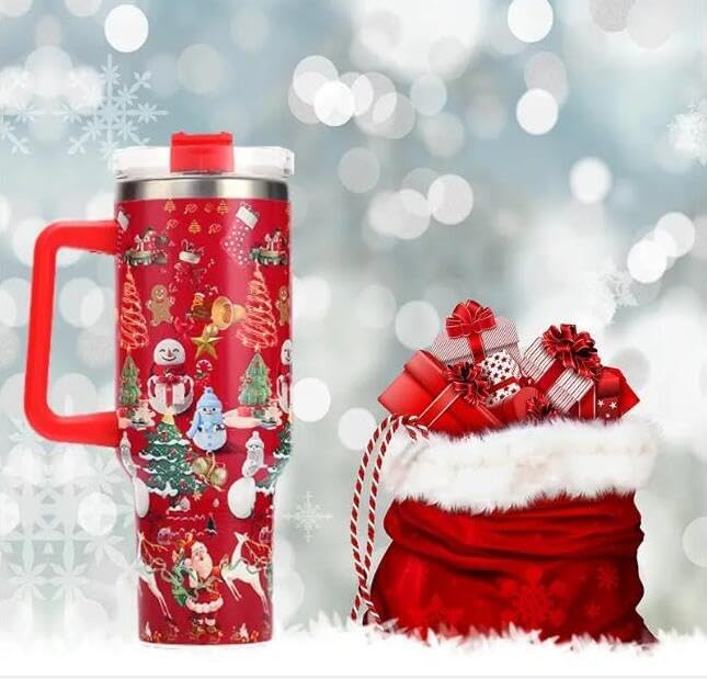 40oz Christmas Tumbler Coffee Cup