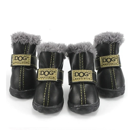Dog Winter Boots Snow Booties Set of 4