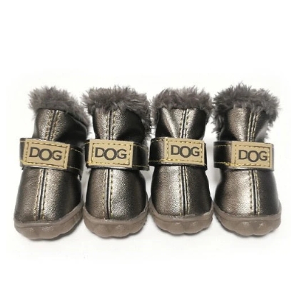 Dog Winter Boots Snow Booties Set of 4