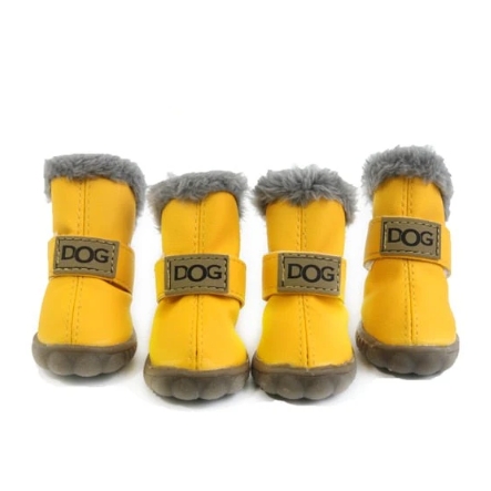 Dog Winter Boots Snow Booties Set of 4