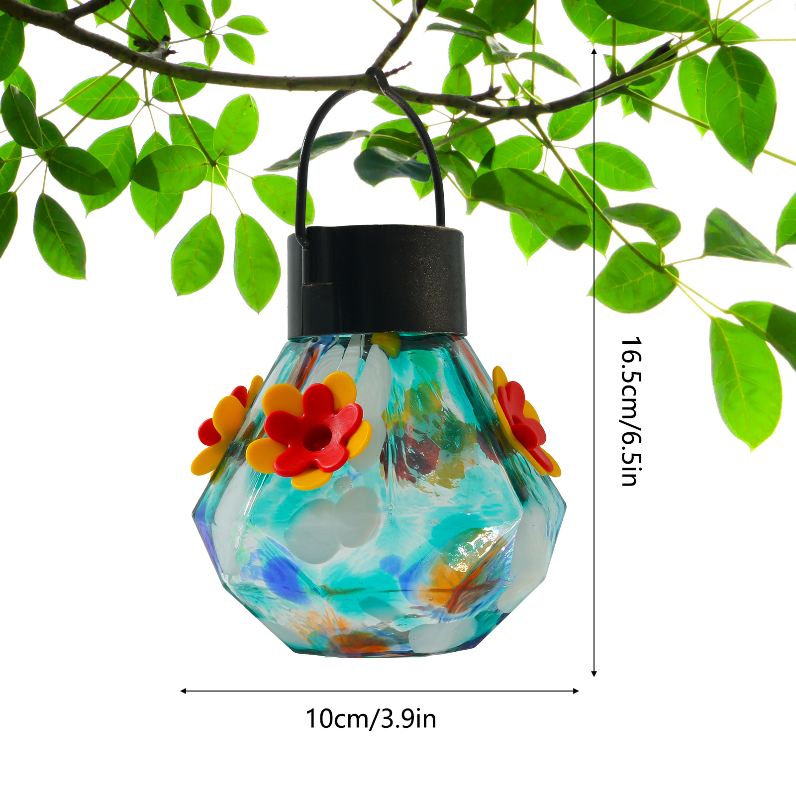 Hummingbird Feeder with Solar Light