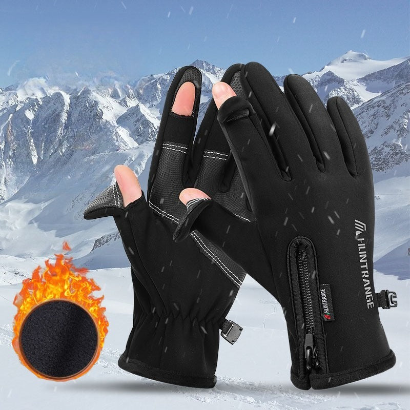 Three-Level Adjustable Heated Gloves, Windproof And Waterproof.
