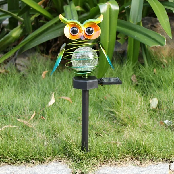 Solar Powered Iron Metal Garden Light
