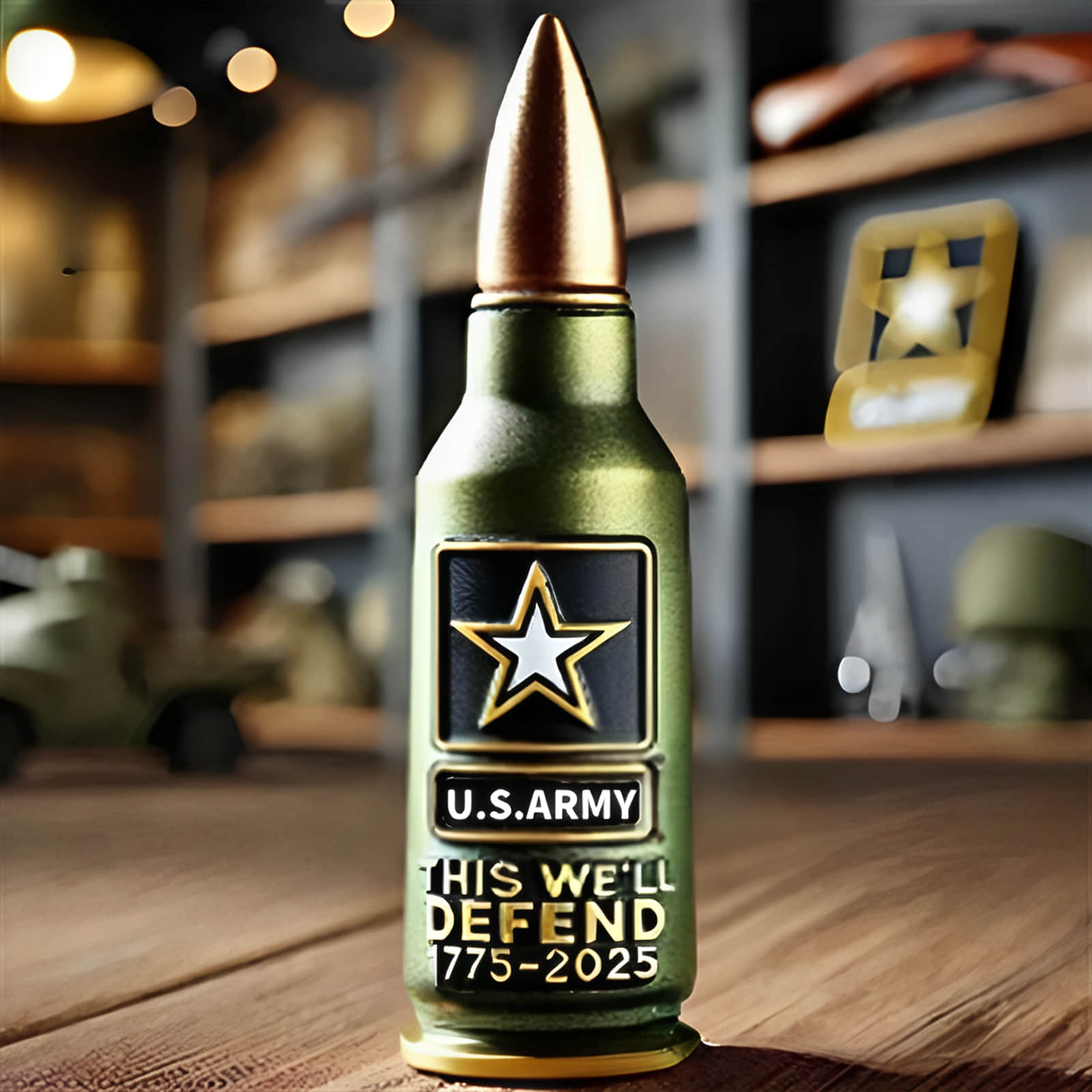 250th Anniversary Military Commemorative Bullet