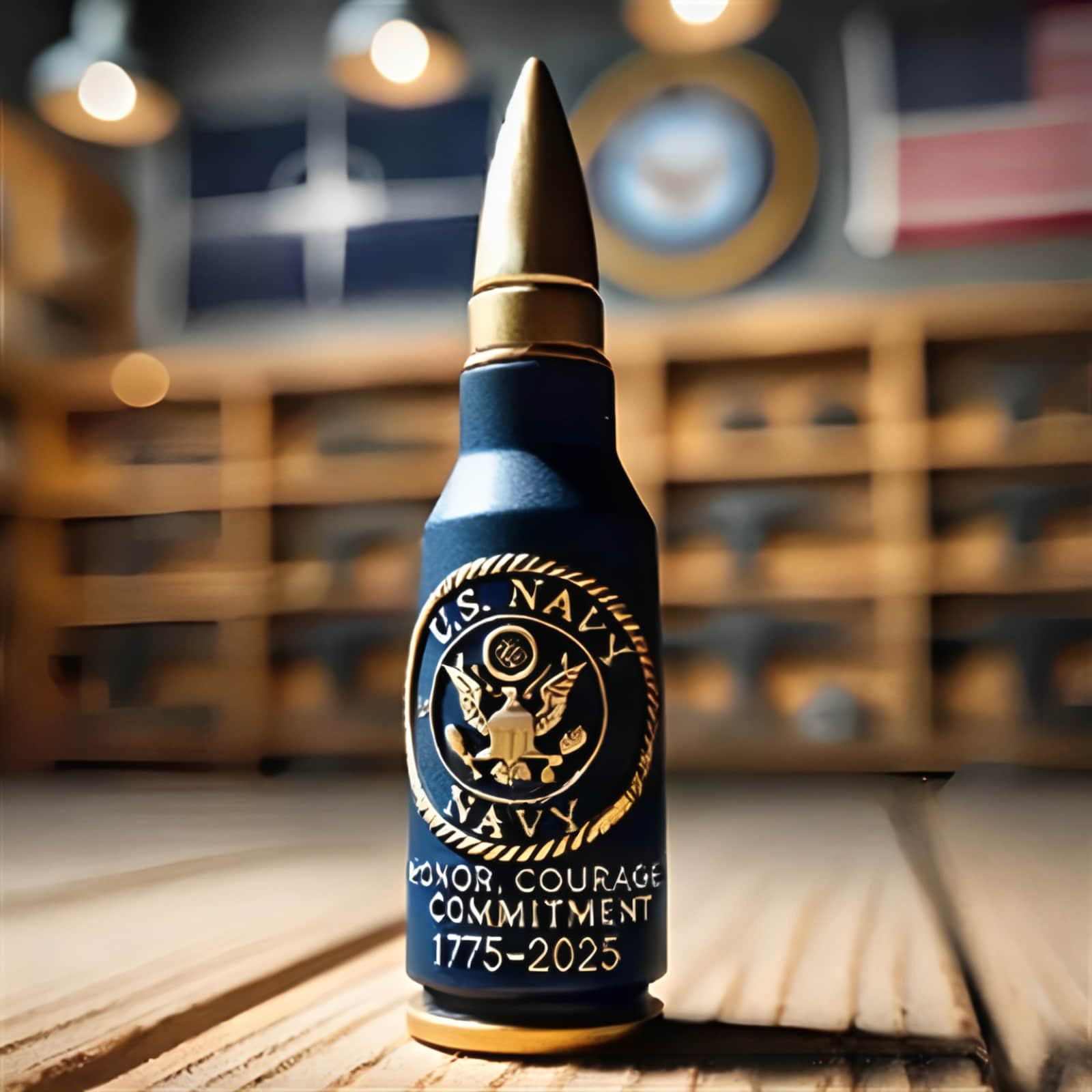 250th Anniversary Military Commemorative Bullet