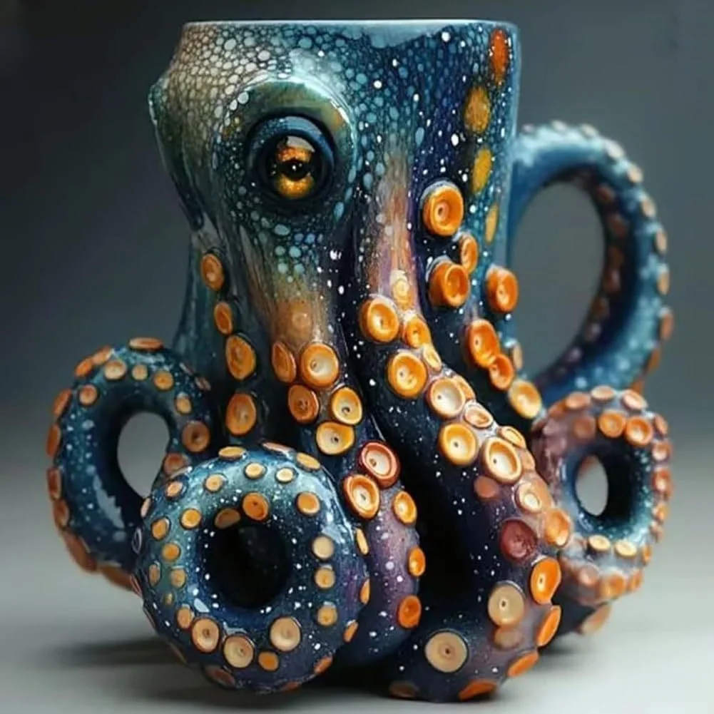 Cthulhu-Inspired Pirate Mug
