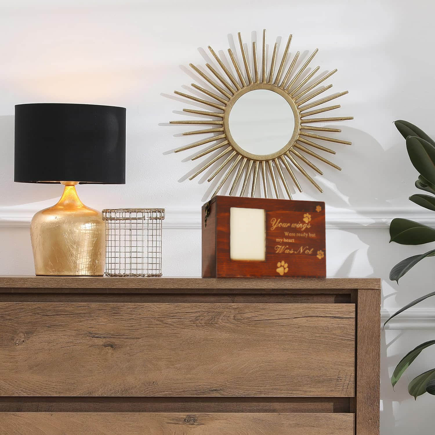 🔥HOT SALE 49% OFF - Wooden Pet Memorial Urns with Photo Frame