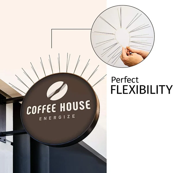 🔥Last Day Promotion-49% OFF🔥12pcs / Box Narrow Stainless Steel Bird Spikes-100% Bird-Proof