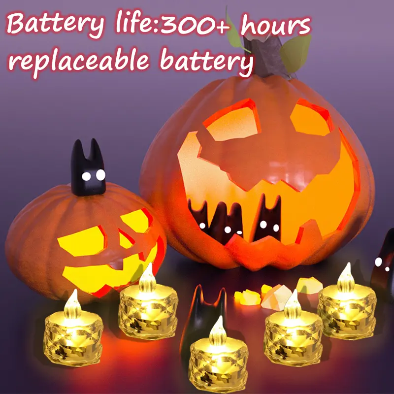 ON SALE🔥3pcs(S/M/L)/SET Crystal Flameless Candle Light