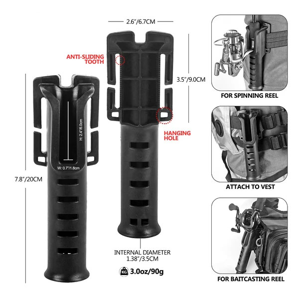 Adjustable Waist Fishing Rod Holder