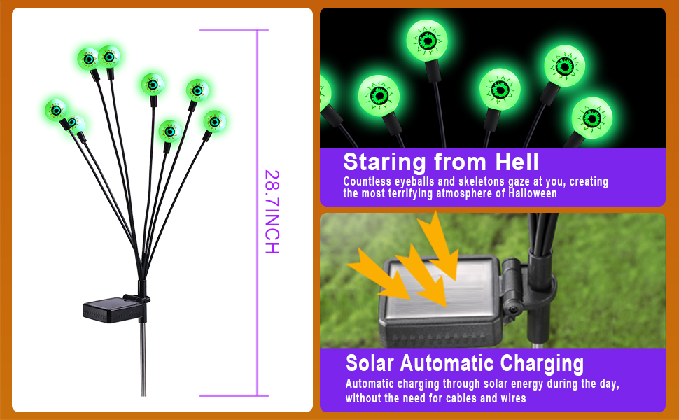 solar scary eyeball lights