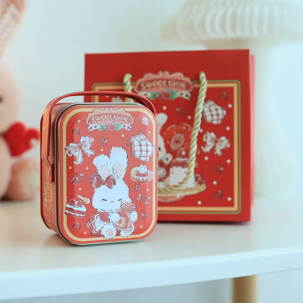 💥Handmade Soft Christmas Bunny Charms