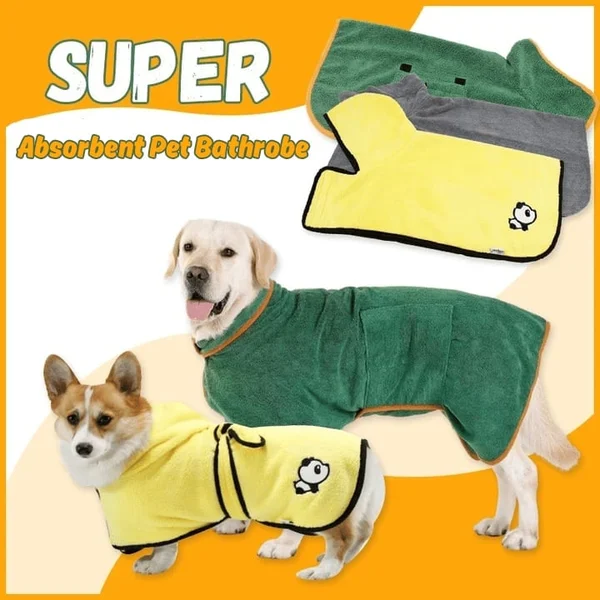 🔥Super absorbent pet bathrobe