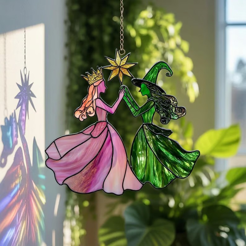 🔥Last Day 49% OFF -🔮Princess & Witch Colorful Suncatcher
