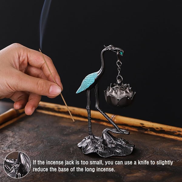 Lotus Crane Ornaments & Aromatherapy Diffuser