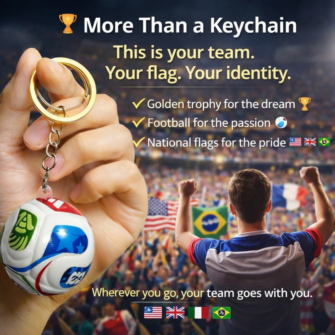 ⚽🏆 2026 Soccer Ball Keychain