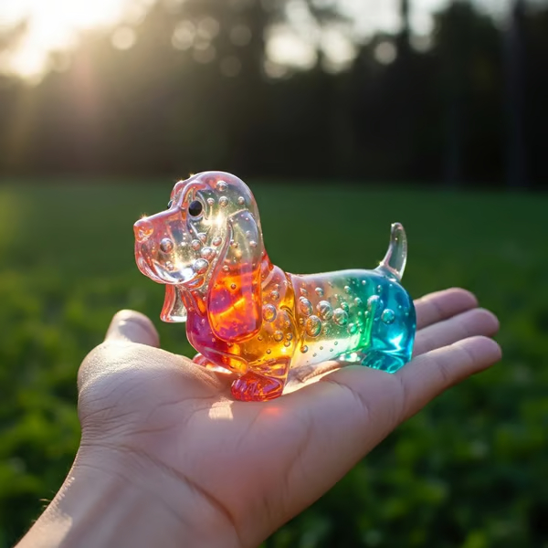 Cute Bubble Dogs Figurines
