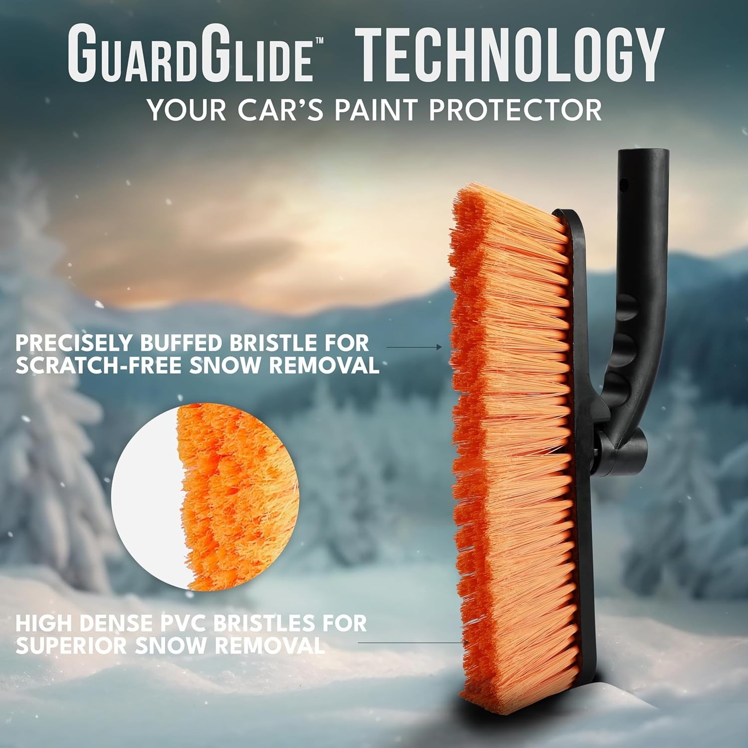❄️🚙 Extendable Snow Brush & Ice Scraper with 360° Pivoting Head