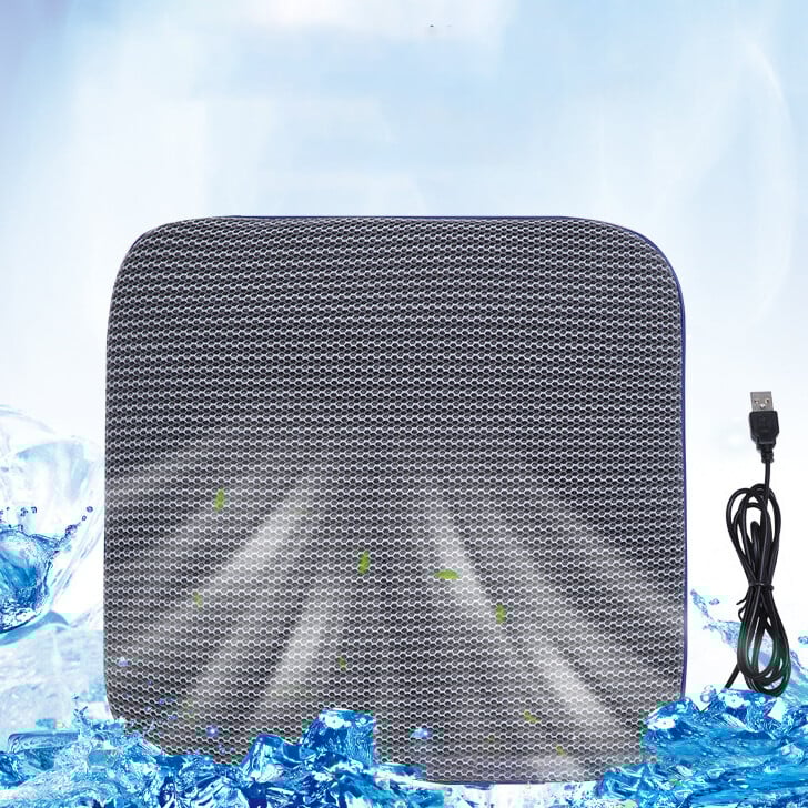 Summer fan cool ice silk cooling seat cushion