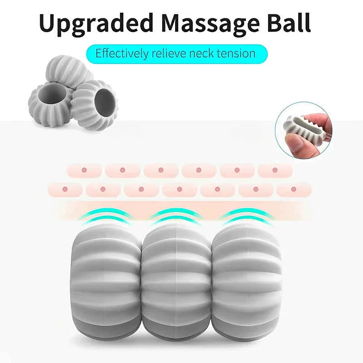 (🎁LAST DAY SALE - 50% OFF) Multifunctional Manual Six-wheel Neck Massager