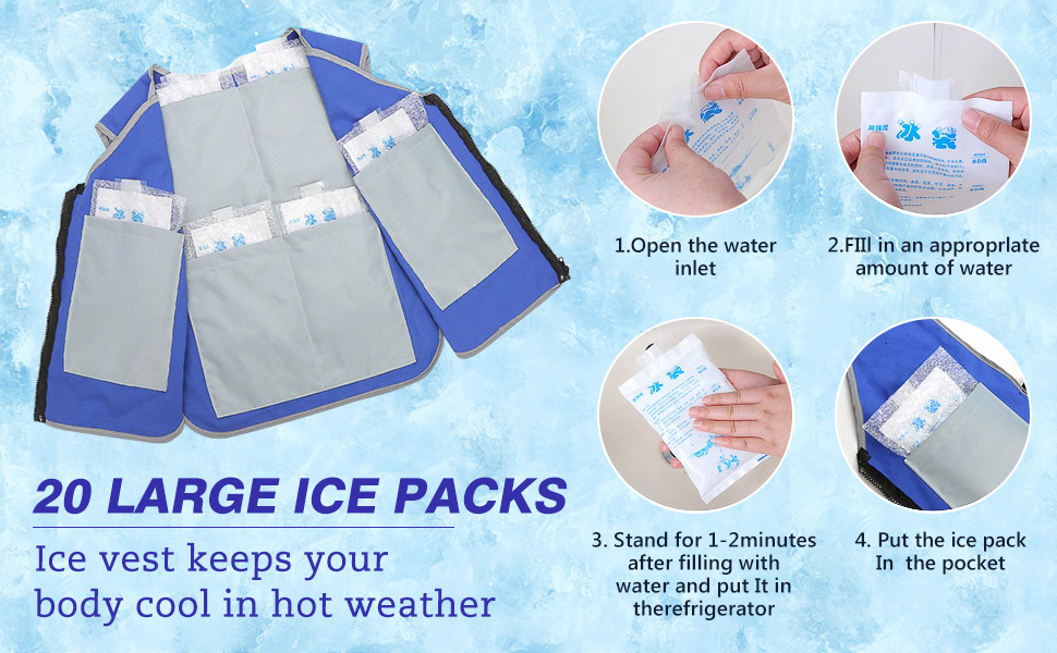 Ice Cooling Vest for Men Women