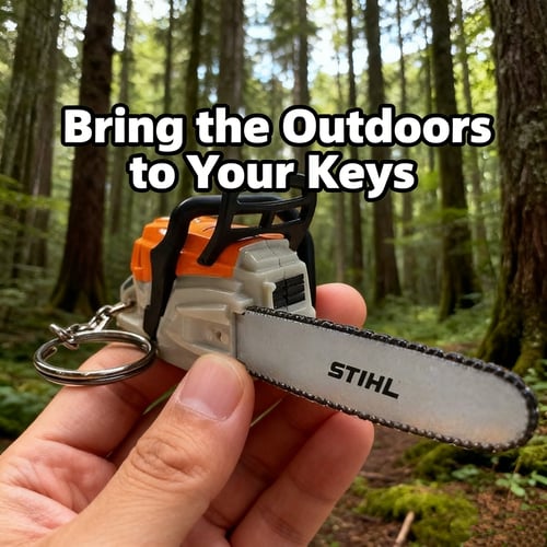 🔥LAST DAY 49% OFF -🔧 Chainsaw Keychain | Portable Chainsaw Key Ring