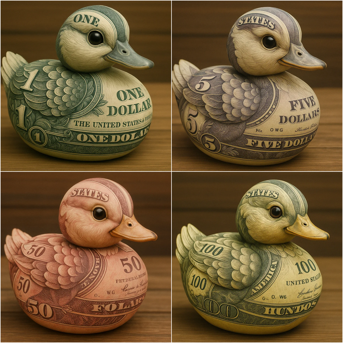 🦆US Dollar Duck Set