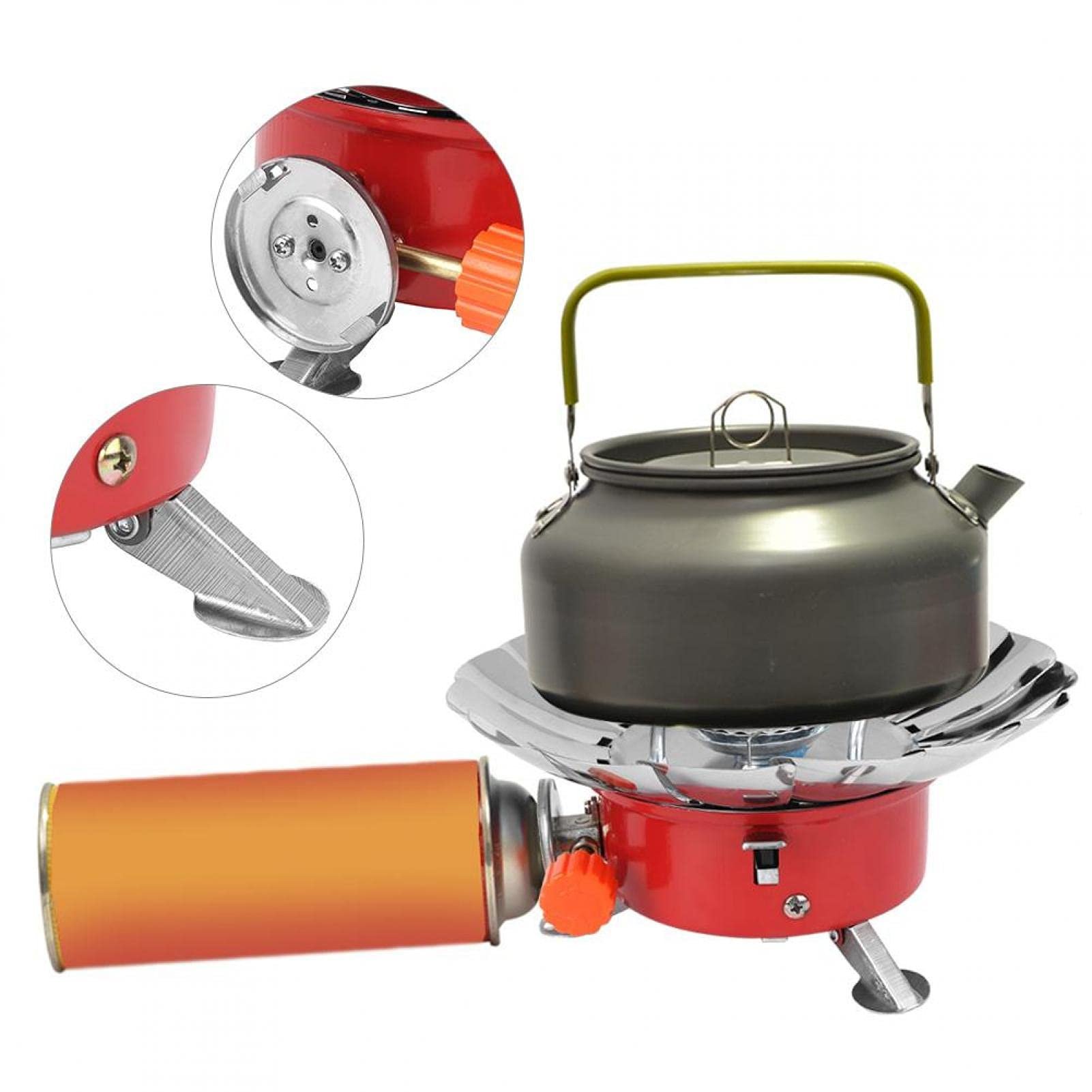 Portable Stainless Steel Gas Stove for Outdoor Camping