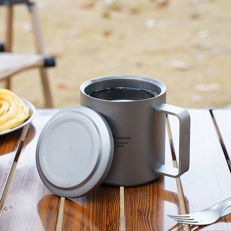 The Unbreakable Pure Titanium Mug - Shatterproof & Bacteria-Resistant