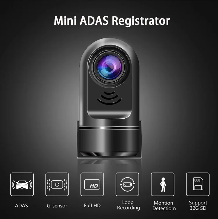 Flash Sale 49% OFF 🔥 1080P HD 360° Rotating Mini ADAS Dashcam