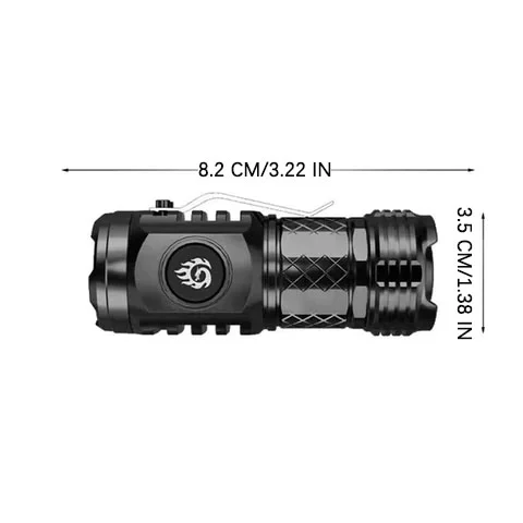 Three-eyed monster mini flashlight