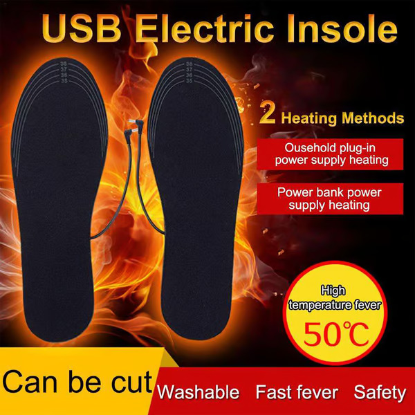 🔥Hot Sale 49% OFF🔥USB Heated Shoe Insoles