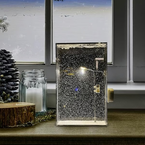 Snowy Night Street Lamp DIY Materials Street Flowing Lamp