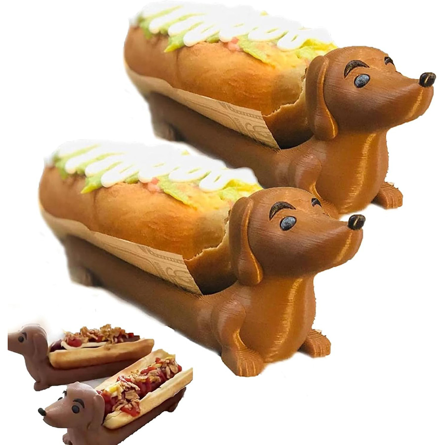 🐕🌭Unleash the Fun: Dog - Shaped Hot Dog Plates Are Here!