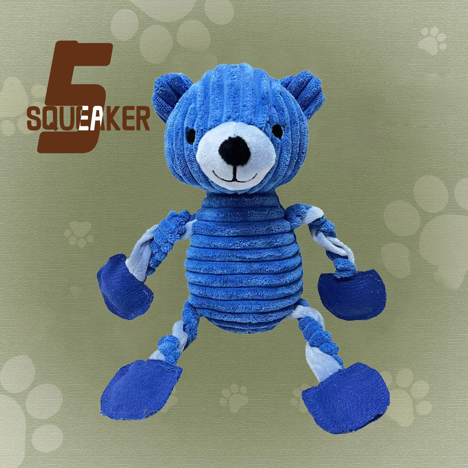 Squeaky Dog Toys, Tug of War Plush Toys