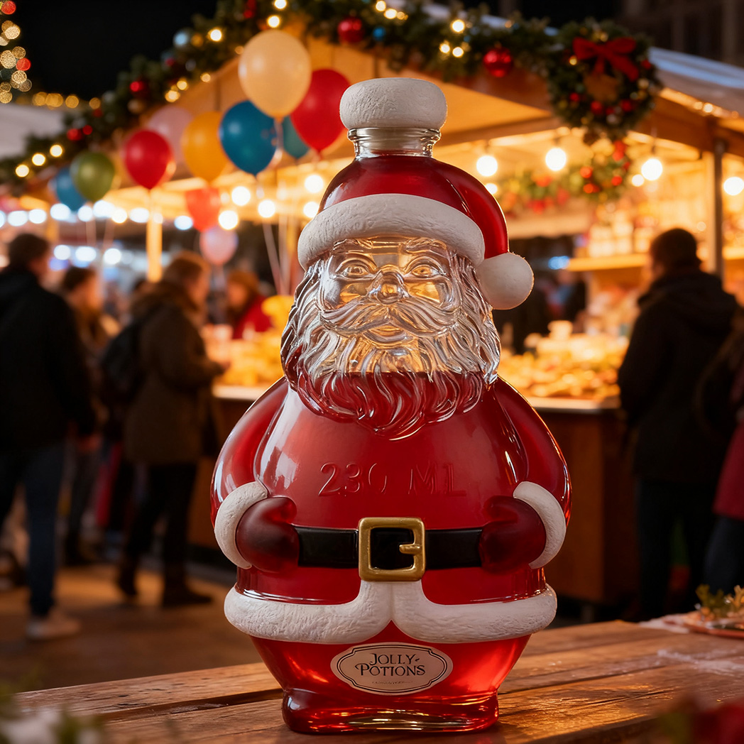 Santa Claus Whiskey Bottle
