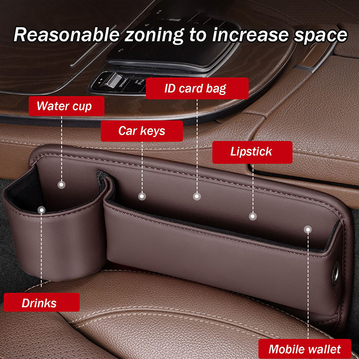 🔥HOT SALE 50% OFF 💖Car leather cup holder gap bag