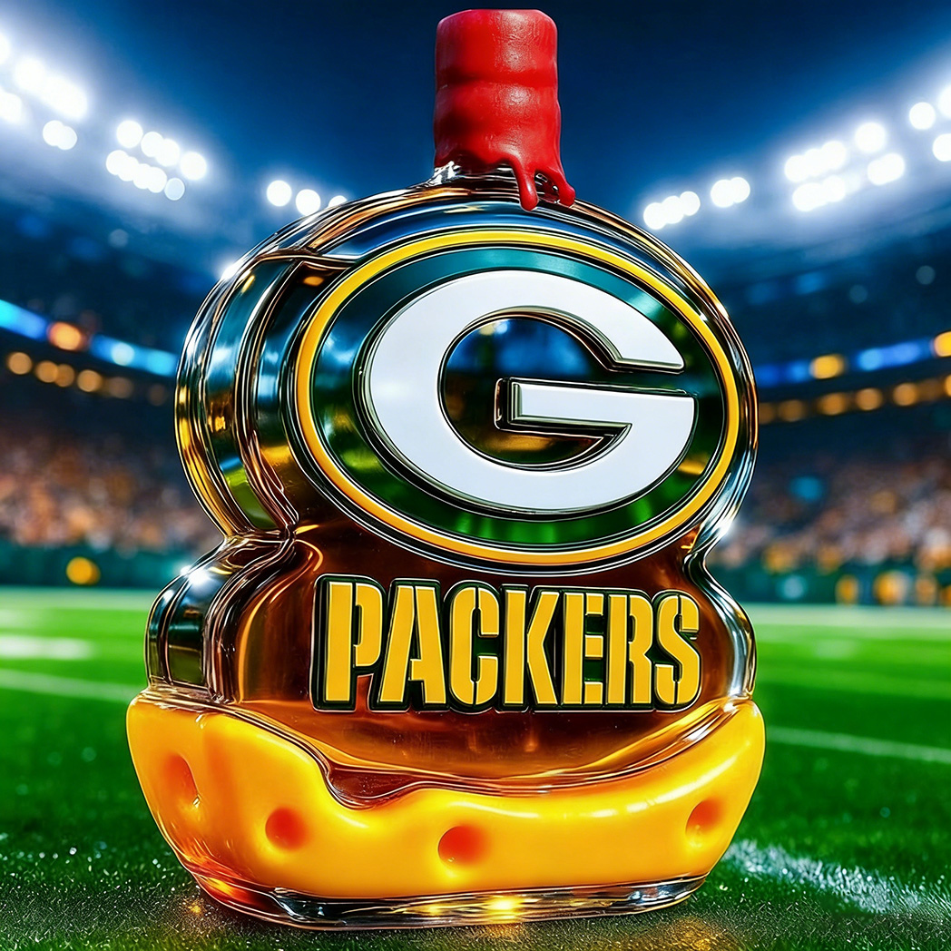 Green Bay Packers Whiskey Bottle