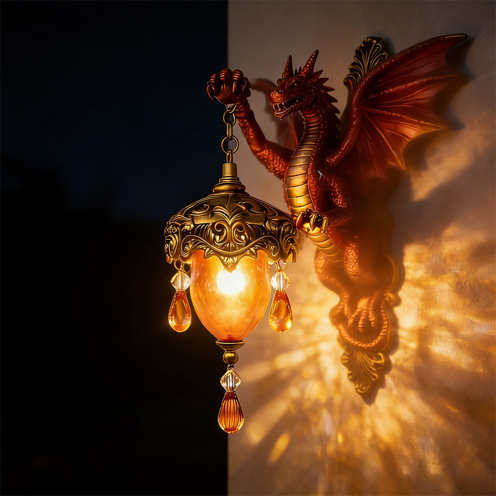 Dragon Retro Wall Sconce